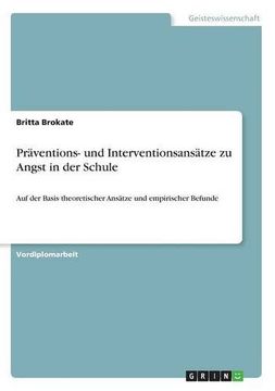 portada Präventions- und Interventionsansätze zu Angst in der Schule