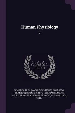 portada Human Physiology: 4 (en Inglés)
