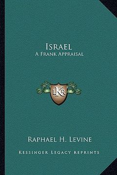 portada israel: a frank appraisal (en Inglés)