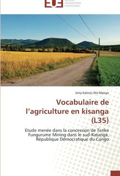 portada Vocabulaire de l'agriculture en kisanga (L35)
