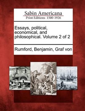 portada essays, political, economical, and philosophical. volume 2 of 2 (en Inglés)