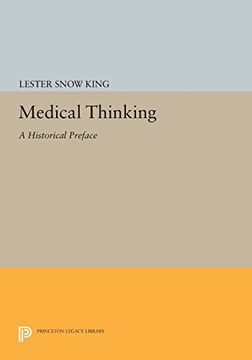portada Medical Thinking: A Historical Preface (Princeton Legacy Library) (in English)