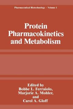 portada Protein Pharmacokinetics and Metabolism (en Inglés)
