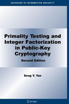 portada primality testing and integer factorization in public-key cryptography (en Inglés)