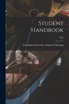 portada Student Handbook; 1935