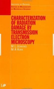 portada characterisation of radiation damage by transmission electron microscopy (en Inglés)