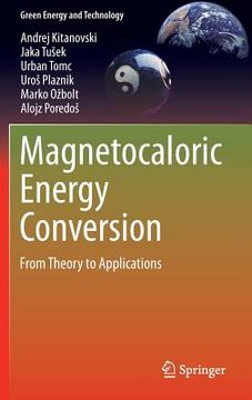portada Magnetocaloric Energy Conversion: From Theory to Applications (en Inglés)