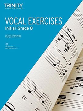 portada Trinity College London Vocal Exercises From 2018 Grades Initial to Grade 8 (en Inglés)