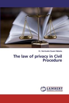 portada The law of privacy in Civil Procedure