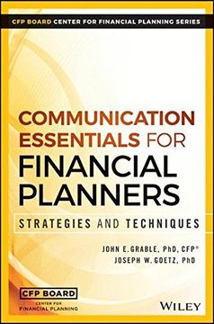portada Communication Essentials for Financial Planners: Strategies and Techniques (en Inglés)
