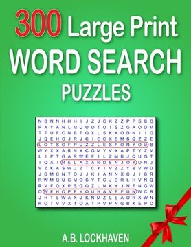 portada 300 Large Print Word Search Puzzles (Coloring and Activity Books) (en Inglés)