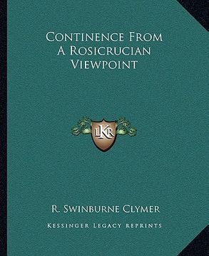portada continence from a rosicrucian viewpoint