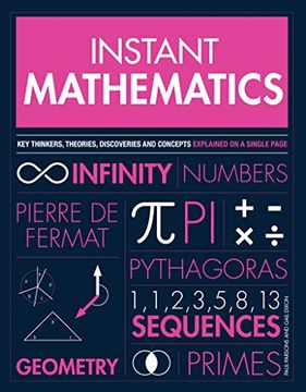 portada Instant Mathematics: Key Thinkers, Theories, Discoveries and Concepts Explained on a Single Page 