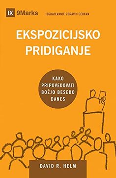 portada Ekspozicijsko Pridiganje (Expositional Preaching) (Slovenian): How we Speak God'S Word Today (Building Healthy Churches (Slovenian)) 