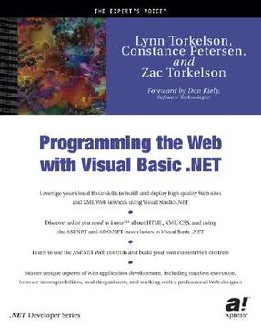 portada programming the web with visual basic.net (en Inglés)
