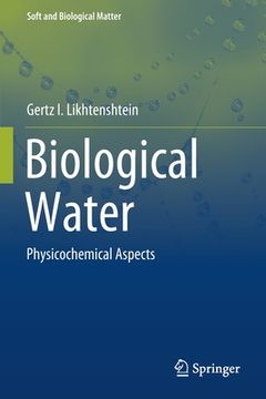 portada Biological Water: Physicochemical Aspects (in English)