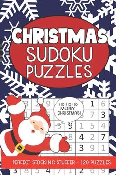 portada Christmas Sudoku Puzzles: Seasonal Numbers Solve Santa Claus Activity Book for Kids and Adults (en Inglés)
