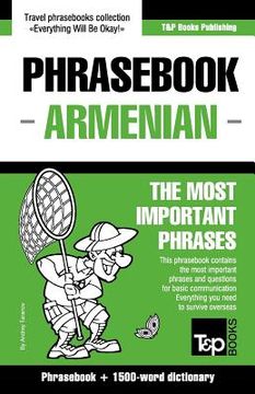 portada English-Armenian phrasebook and 1500-word dictionary (en Inglés)