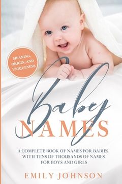 portada Baby Names Book (en Inglés)