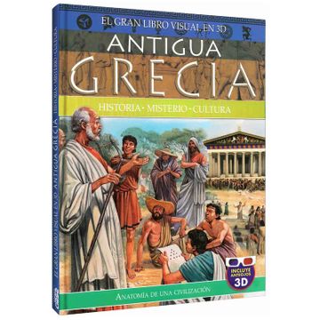 portada Gran Libro visual en 3D Antigua Grecia