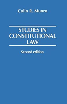 portada Studies in Constitutional law (in English)