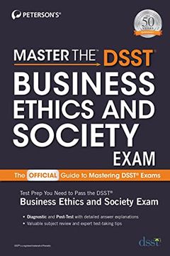 portada Master the Dsst Business Ethics & Society Exam 