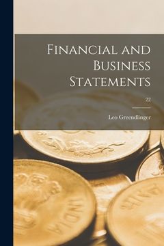 portada Financial and Business Statements; 22 (en Inglés)