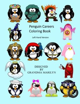 portada Penguin Careers Coloring Book: Left Hand Version