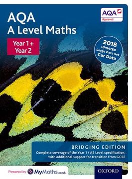 portada Aqa a Level Maths: A Level Year 1 and 2 Combined Student Book: Bridging Edition (en Inglés)