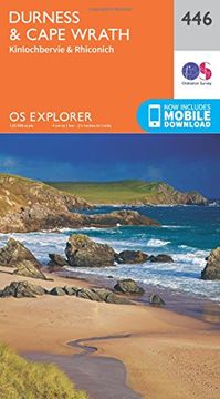 portada Durness and Cape Wrath (OS Explorer Active Map)