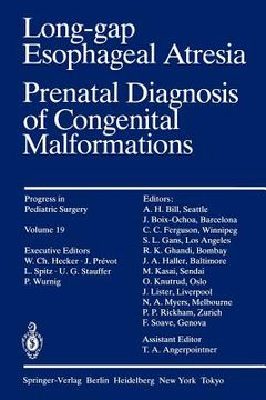 portada long-gap esophageal atresia: prenatal diagnosis of congenital malformations (en Inglés)