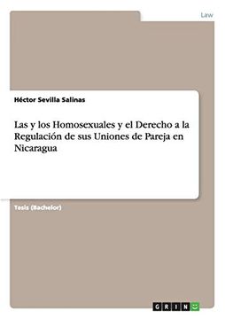 portada Las y los Homosexuales y el Derecho a la Regulación de sus Uniones de Pareja en Nicaragua (in Spanish)
