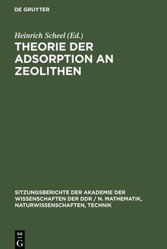 portada Theorie der Adsorption an Zeolithen (en Alemán)