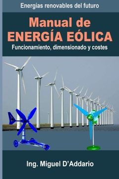portada Manual de Energía Eólica: Funcionamiento, Dimensionado y Costes