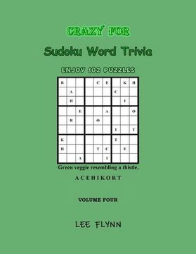 portada Crazy For Sudoku Word Trivia: Volume Four (en Inglés)
