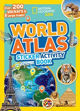 portada World Atlas Sticker Activity Book: Over 1,000 Stickers! (en Inglés)