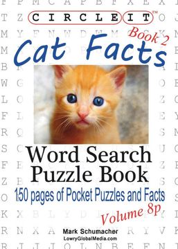 portada Circle it, cat Facts, Pocket Size, Book 2, Word Search, Puzzle Book (en Inglés)