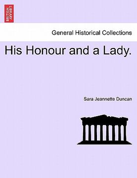 portada his honour and a lady. (in English)
