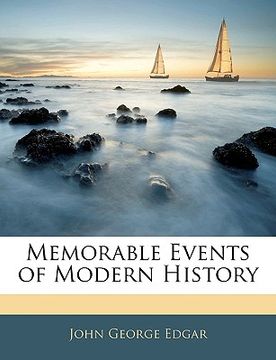 portada memorable events of modern history (in English)