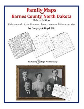 portada Family Maps of Barnes County, North Dakota (en Inglés)