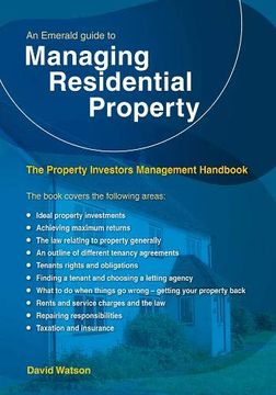 portada An Emerald Guide to Managing Residential Property: The Property Investors Management Handbook - Revised Edition 2020 (in English)