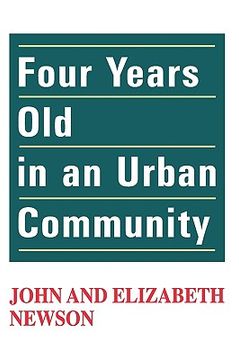 portada four years old in an urban community (in English)