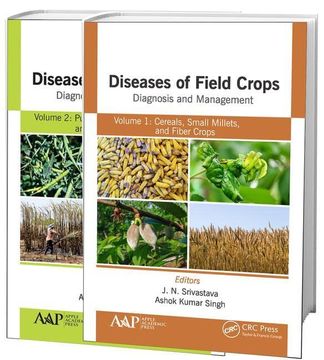 portada Diseases of Field Crops Diagnosis and Management, 2-Volume Set: Volume 1: Cereals, Small Millets, and Fiber Crops Volume 2: Pulses, oil Seeds, Narcotics, and Sugar Crops (en Inglés)