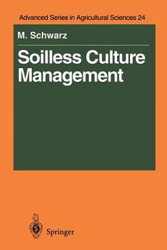 portada soilless culture management (en Inglés)