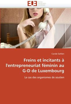 portada Freins Et Incitants A L'Entrepreneuriat Feminin Au G-D de Luxembourg