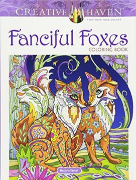 portada Creative Haven Fanciful Foxes Coloring Book (Adult Coloring) (en Inglés)