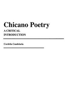 portada Chicano Poetry: A Critical Introduction (in English)