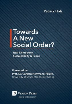 portada Towards a new Social Order? Real Democracy, Sustainability & Peace (Sociology) (in English)