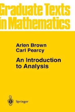 Libro An Introduction To Analysis, Brown, Arlen, ISBN 9780387943695 ...