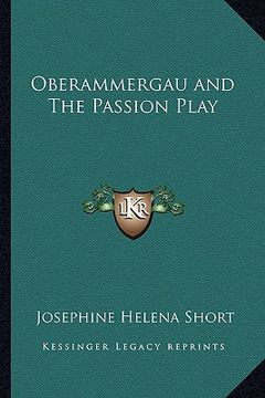 portada oberammergau and the passion play (in English)